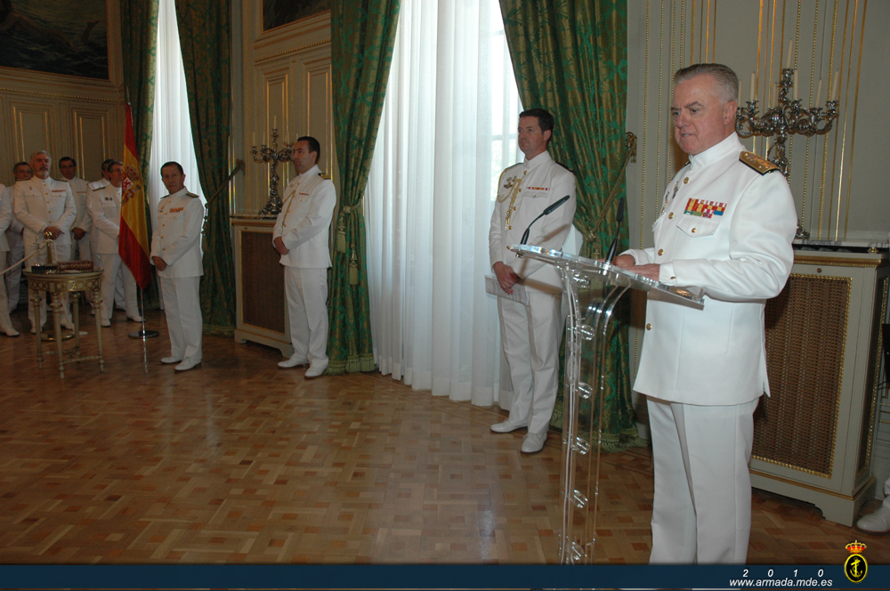 El AJEMA felicita al contraalmirante Breijo por su nombramiento y le desea suerte en sus nuevos cometidos